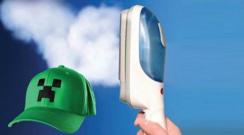 Как придать форму кепке с помощью отпаривателя