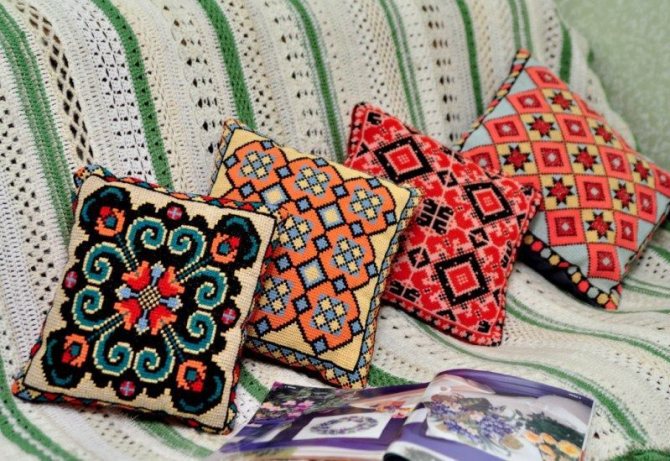 Вышивка болгарским крестом: техника выполнения, рекомендации для начинающих